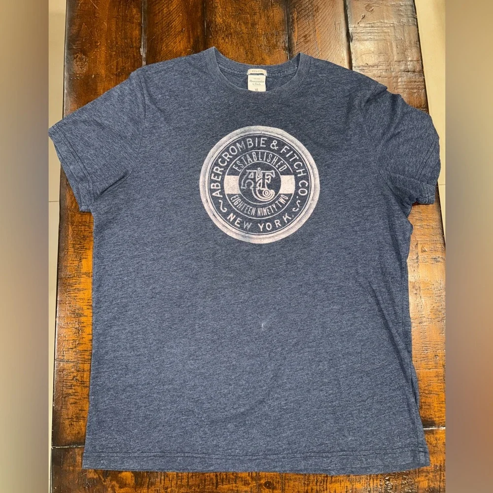 TWO Abercrombie T-Shirt Size XL Muscle - Picture 4 of 6